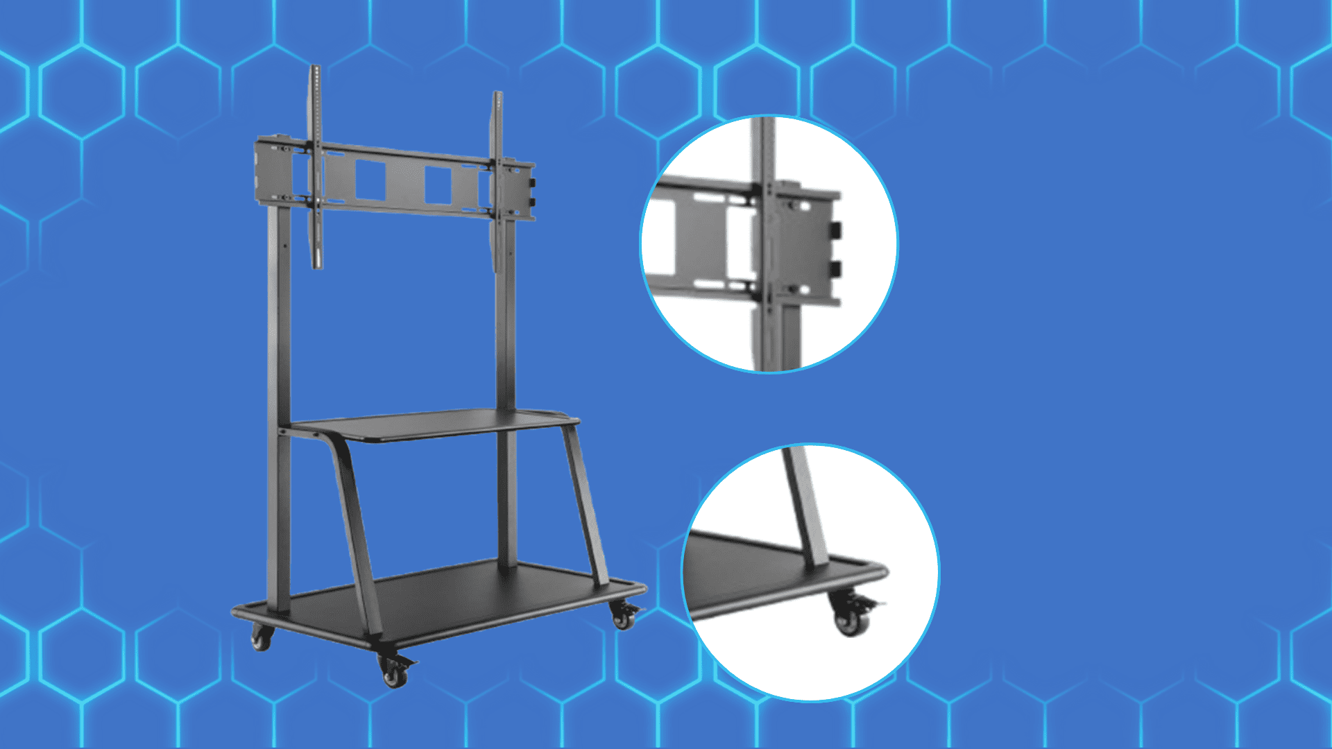 Trolley Floor Stand for Interactive Flat Panel